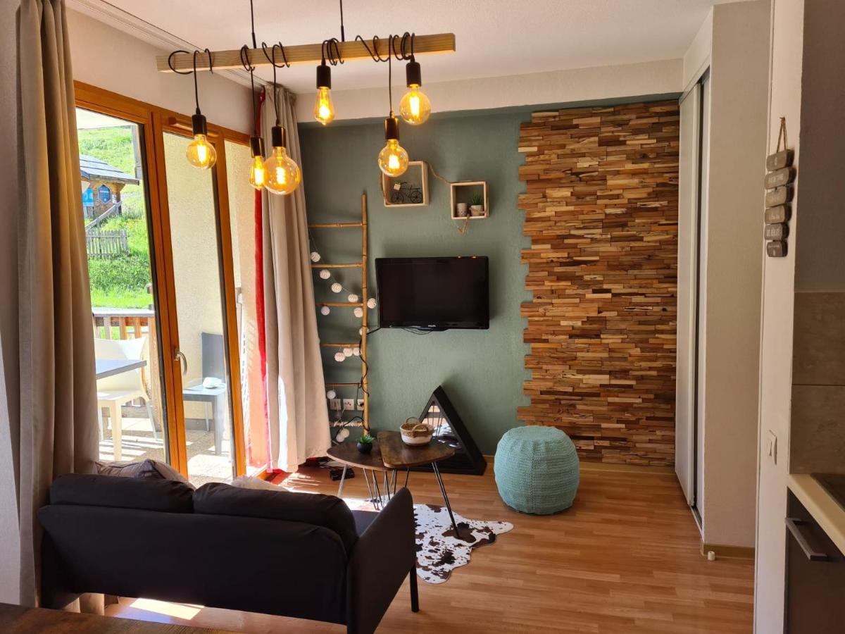 Les Orres 1800 Appartement 4 P Jacuzzi Balneo Prive Vue Piste Piscine Residence Exterior photo
